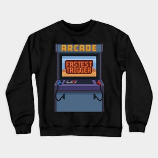 Pixelart Arcade Fastest trigger V2 Crewneck Sweatshirt